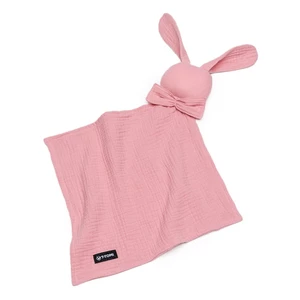 T-TOMI BIO Muslin Cuddle Cloth usínáček Pink 30x30 cm 1 ks