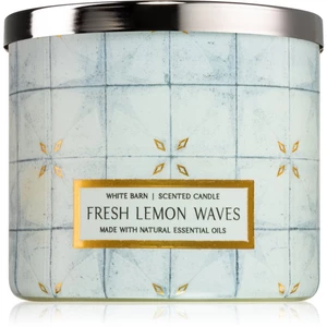 Bath & Body Works Fresh Lemon Waves vonná svíčka 411 g