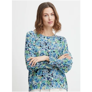 Blue Women's Floral Blouse Fransa - Ladies