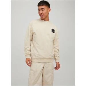 Jack & Jones Filo Mikina Béžová