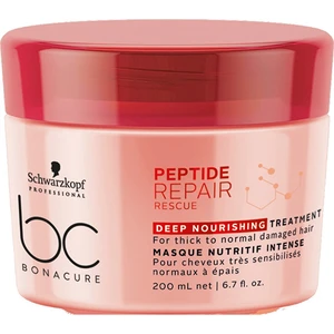 Schwarzkopf Professional BC Bonacure Peptide Repair Rescue maska pro suché a poškozené vlasy 750 ml