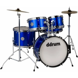 DDRUM D1 Jr 5-Piece Complete Drum Kit Detská bicia súprava Modrá Cobalt Blue