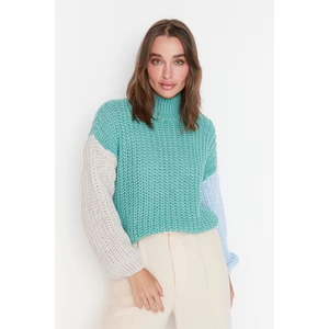Sweter damski Trendyol Color Block