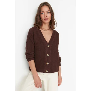 Trendyol Cardigan - Brown - Regular fit