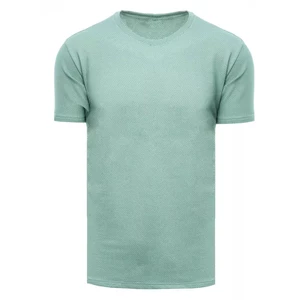 Men's Light Green Patterned T-Shirt Dstreet