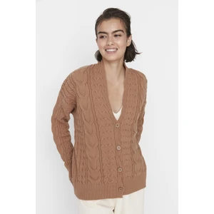 Trendyol Cardigan - Brown - Regular fit