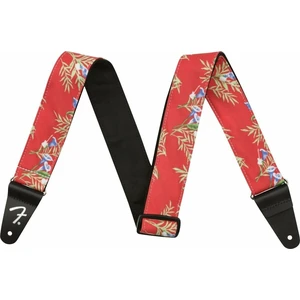 Fender 2'' Hawaiian Strap Red Floral Correa de guitarra textil