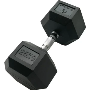 Sveltus Hexagonal Dumbbell 25 kg Čierna