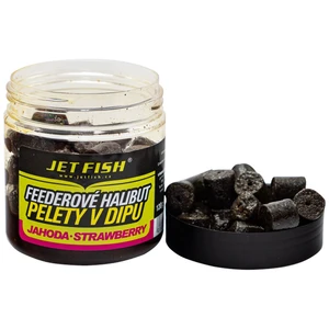 Jet fish feederové halibut pelety v dipe 12 mm 120 g-oliheň