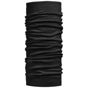 Buff LW Merino Wool Solid& Multi stripes Neckwear Solid Black
