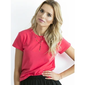Plain raspberry t-shirt