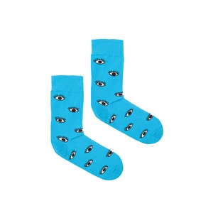 Kabak Unisex's Socks Patterned Blue Eyes