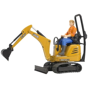 Bruder 62002 Microbager JCB s figúrkou