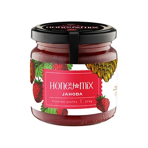 HoneyMix Med s jahodou 250 g