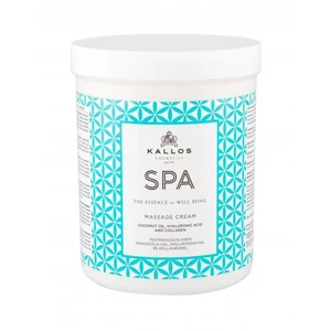 Kallos Masážny telový krém s kokosovým olejom SPA (Massage Cream) 1000 ml