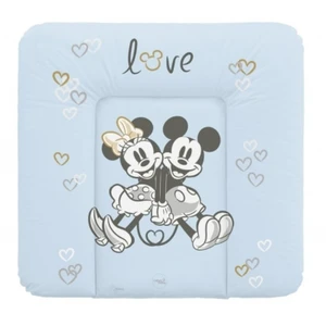 CEBA Podložka přebalovací měkká na komodu (75x72) Disney Minnie & Mickey Blue