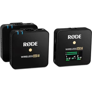 USB řečnický mikrofon RODE Microphones Wireless GO II, vč. tašky, vč. ochrany proti větru, vč. kabelu
