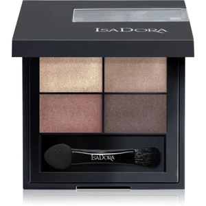 IsaDora Eye Shadow Quartet paletka očních stínů odstín 10 Boho Browns 3,5 g