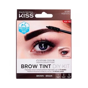 Kiss Sada na barvení obočí Brow Tint Diy Kit Brown 20 ml
