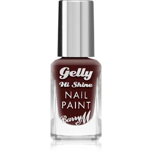 Barry M Gelly Hi Shine lak na nehty odstín Black Cherry 10 ml