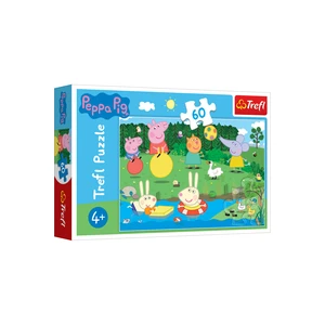 Puzzle Prasátko Peppa u rybníka -- 60 dílků [Puzzle]