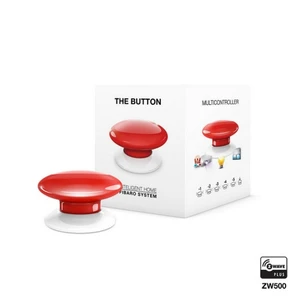 Tlacitko Fibaro Button, Z-Wave Plus červené (FIB-Fgpb-103-ZW5...