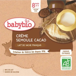 BABYBIO Kapsička krém kakao krupička (4x 85 g)