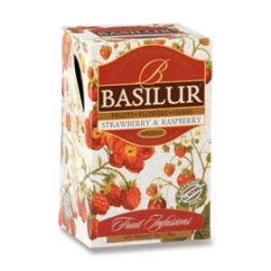 Čaj Basilur Fruit Indian Strawberry & Raspberry 20x1,8g