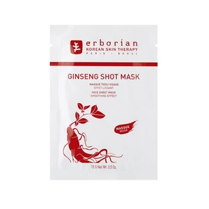 Erborian Ginseng Shot Mask plátýnková maska s vyhlazujícím efektem 15 g