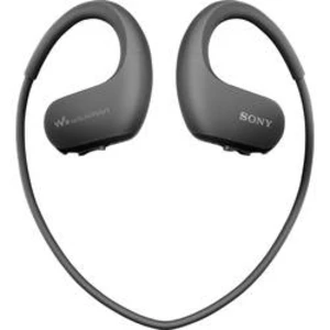 Športové štupľové slúchadlá Sony NW-WS413B NWWS413B.CEW, čierna