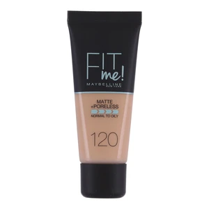 Maybelline Fit Me! Matte+Poreless zmatňujúci make-up pre normálnu až mastnú pleť odtieň 120 Classic Ivory 30 ml