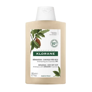 Klorane Organic Cupuaçu Butter vyživujúci šampón pre obnovu a posilnenie vlasov 200 ml