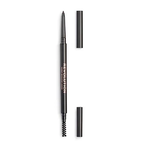 Makeup Revolution Precise Brow Pencil precízna ceruzka na obočie s kefkou odtieň Dark Brown 0.05 g