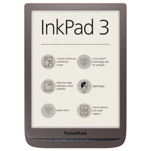 EBook čítačka 19.8 cm (7.8 palca) PocketBook INKPAD 3 tmavohnedá