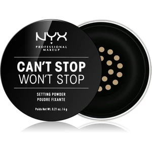NYX Professional Makeup Can't Stop Won't Stop sypký pudr odstín 02 Light-medium 6 g