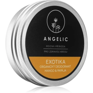 Angelic Organic deodorant "Exotica" Mango & Papája scent dámsky organický krémový dezodorant v BIO kvalite 50 ml