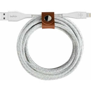 Belkin DuraTek Plus Lightning to USB-A Cable F8J236bt10-WHT Biela 3 m USB Kábel