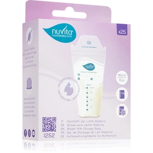 Nuvita Breast milk bags vrecúško na uchovanie materského mlieka 25 ks