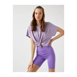 Koton 2yak12005nk Women's T-shirt Lilac