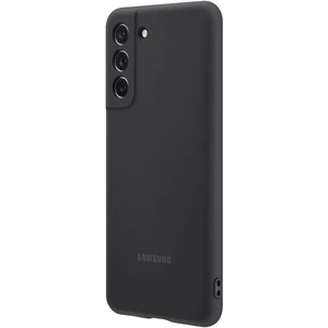 Samsung Silicone Cover zadný kryt na mobil Samsung Galaxy S21 FE 5G čierna