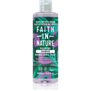 Faith In Nature Lavender & Geranium přírodní šampon pro normální až suché vlasy 400 ml