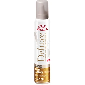 Wella Deluxe Silky Smooth pěnové tužidlo s vyživujícím účinkem 200 ml