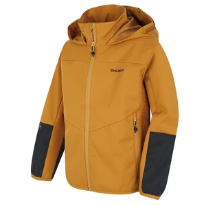 Husky Sonny K 164, horčicová Dětská softshell bunda