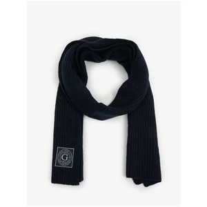 Dark blue Men's Ribbed Woolen Scarf Guess Hunter - Men