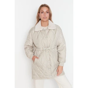 Trendyol Winter Jacket - Beige - Puffer