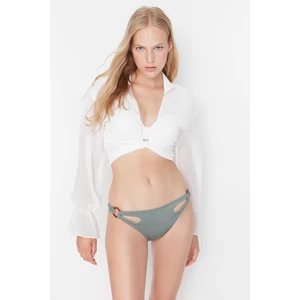 Trendyol Green Accessory Detailed Bikini Bottoms