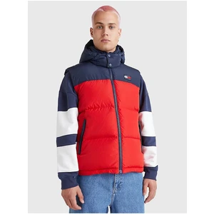 Blue-Red Men's Quilted Vest Tommy Jeans - Men