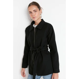 Trendyol Coat - Black - Double-breasted