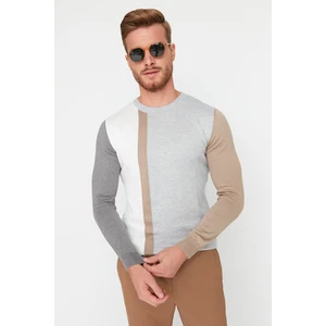 Férfi pulóver Trendyol Color Block