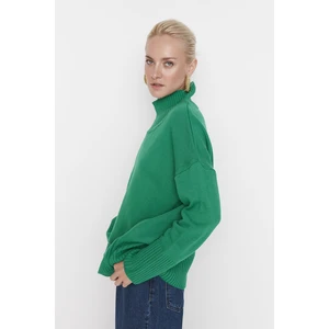 Trendyol Sweater - Green - Regular fit